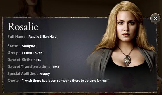 fotos de New Moon Rosalie