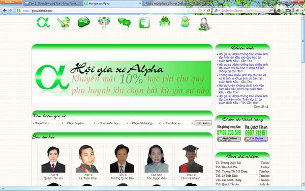 Website giasualpha.com của thầy Pha ! 1-11