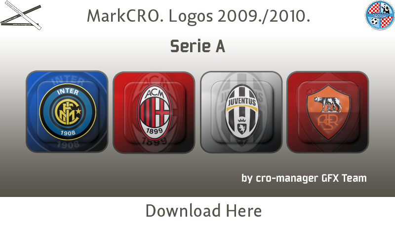 İtaly Serie A MarkCro Logos SerieA