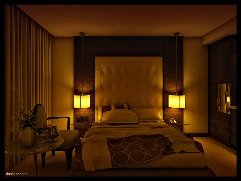 Simple Hotel Bedroom A-1