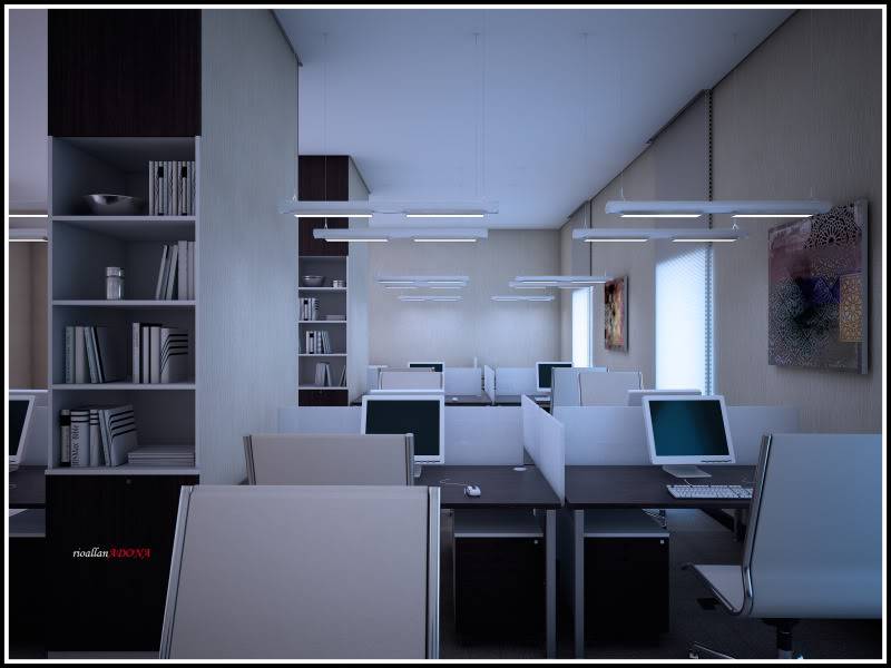 Office Interior (workstation area added) W6