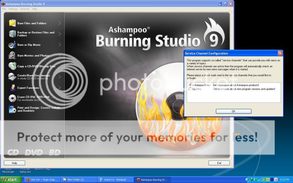 ASHAMPOO BURNING STUDIO 9_Sự thay thế cho Nero A7