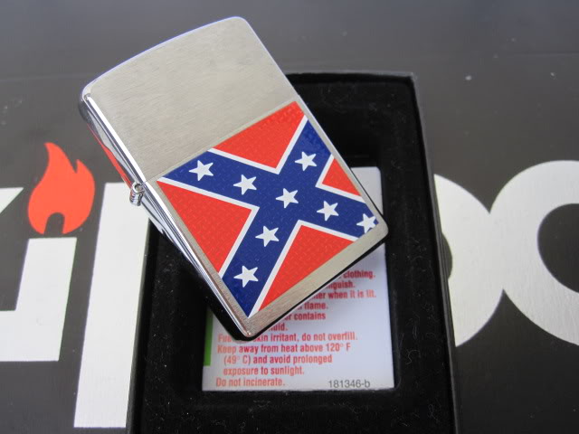 ZIPPO 100% BARU ORIGINAL U .S. A - Page 2 24494_Rebel_Flag