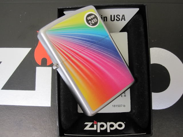 ZIPPO 100% BARU ORIGINAL U .S. A 24884_Rainbow_Spectrum