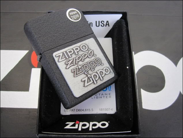 ZIPPO 100% BARU ORIGINAL U .S. A 363_Pewter_Emblem