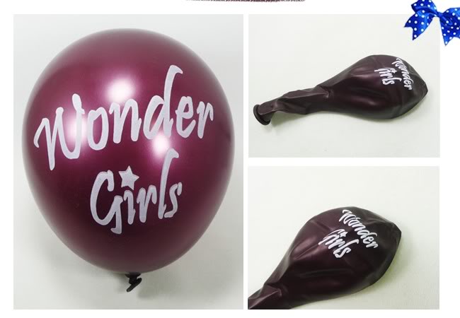 màu bóng củ cac (*) hàn BalloonsWonderGirls