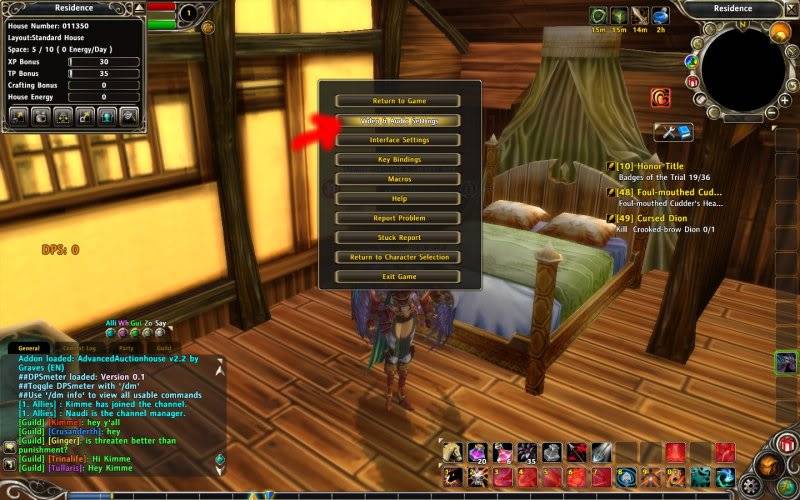 How can I make in game chat work? GuildChat1