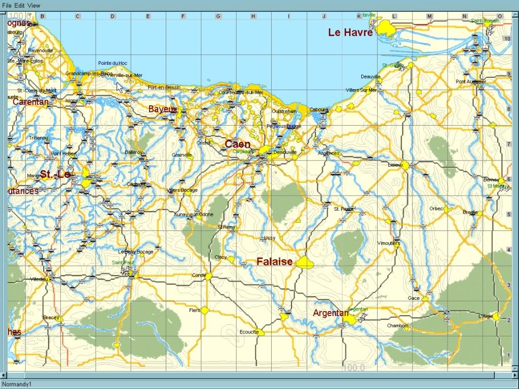 114th Fighters server Map CleanNormandy1