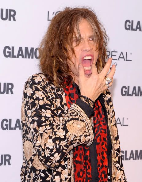 Steven Tyler dejó Aerosmith GlamourMagazine2009WomenYearHonorsA