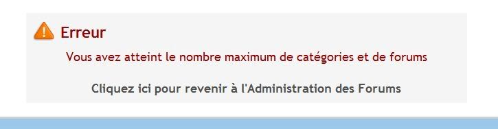 L'évolution du forum. :) - Page 2 Erreur