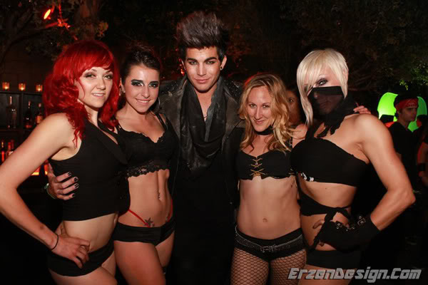 Adam Lambert at the Pirates Vs Ninjas Party at the Vanguard in Hollywood 6/11/11 2011_06_11_05