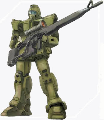 Mecha Template Rgm-79g-sniper