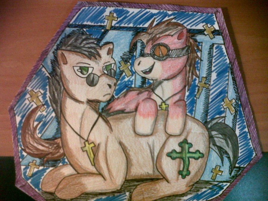 Mis dibujos de MLP :D Hello_father_anderson_by_reikal-d4utym6