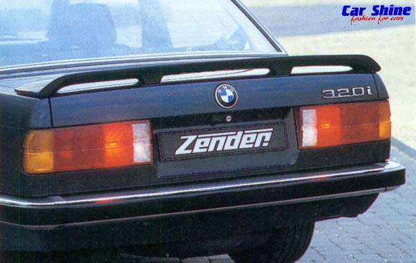 Spoiler Zender Rubber M40 Original Made In Germany BMW3Seriesafter10-82before11-90ZenderRearWinfwithBrakeLightView