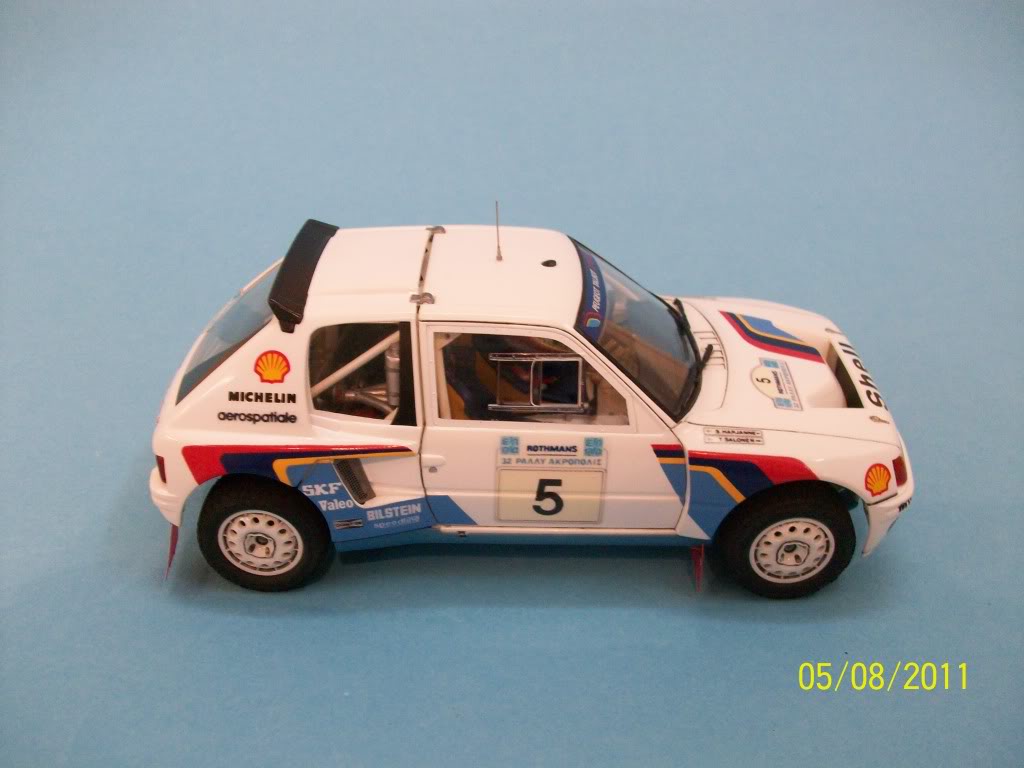 PEUGEOT 205T16 GroypB Acropoilis Rally Tamiya 1/24 100_3864