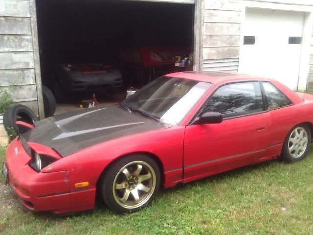 selling s13 CF vented style hood 960