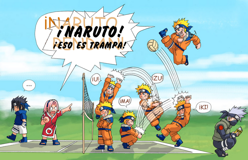 Historietas graciosas XD NarutoVolleyball