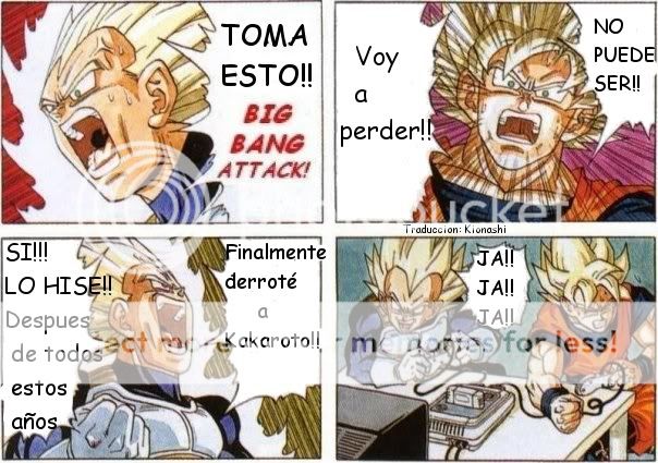 Historietas graciosas XD DerrotadeGoku