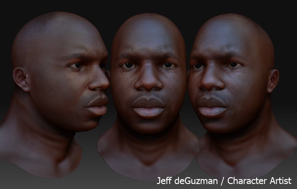 HEADS for unreal engine BlackguyRender