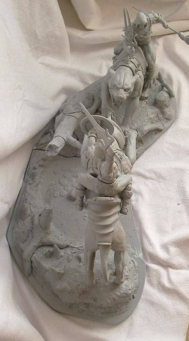 Nimajneb sculpture ! WIP81