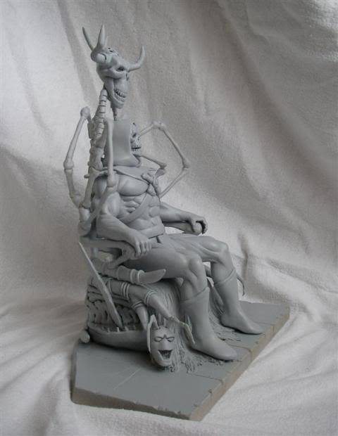 Nimajneb sculpture ! WIP15