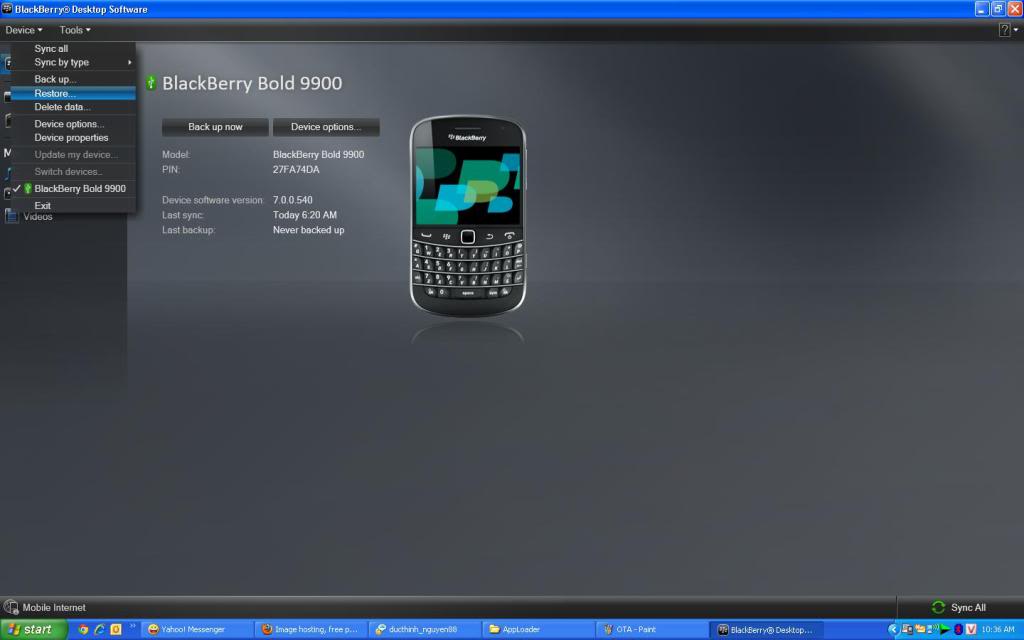 Tổng hợp đóng góp chia sẻ kinh nghiệm về BlackBerry 9900 , 9930 SB1-1