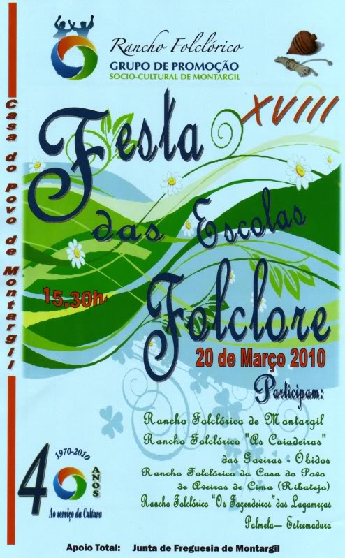 Festival de Folclore Infantil em Montargil CartazFestaEscolas-1