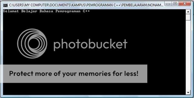 Program Pertama C++ Program_pertama