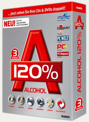 Alcohol 120% v1.9.8.7(phần mềm tạo ổ ảo) AHACO