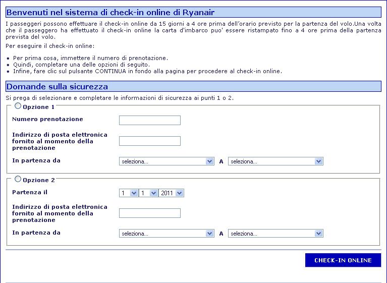 mia prenotazione Opt