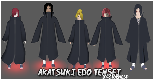 [Pack Model] Model Naruto Shippuden Akatsukiedotenseipack