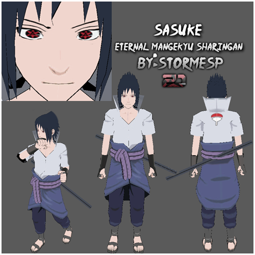 [Pack Model] Model Naruto Shippuden Sasukeeternalwar