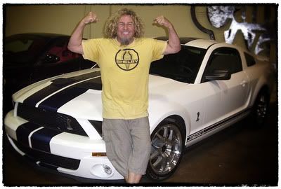 SAMMY HAGAR Selling Shelby GT500 Coupe 2007 Mustang CIMG1878