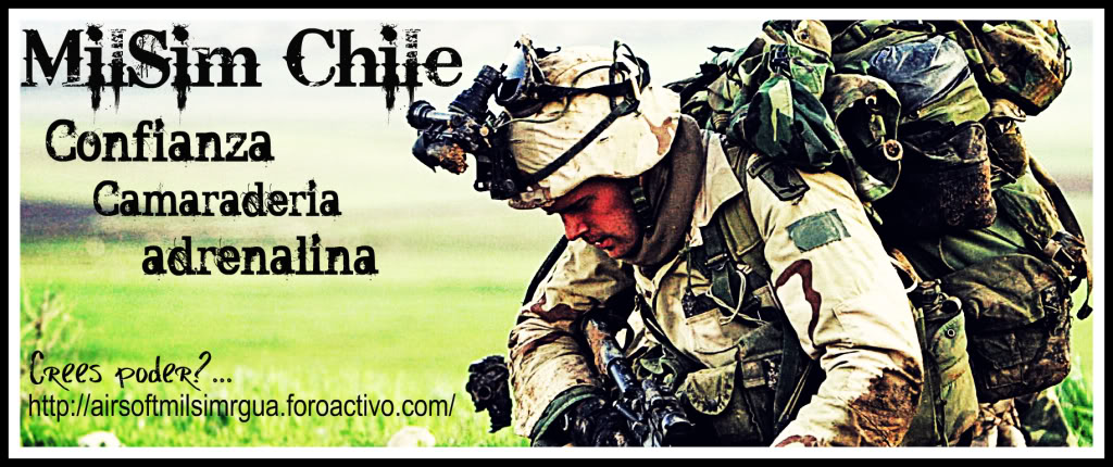 Afiches Milsim chile MilsimChile