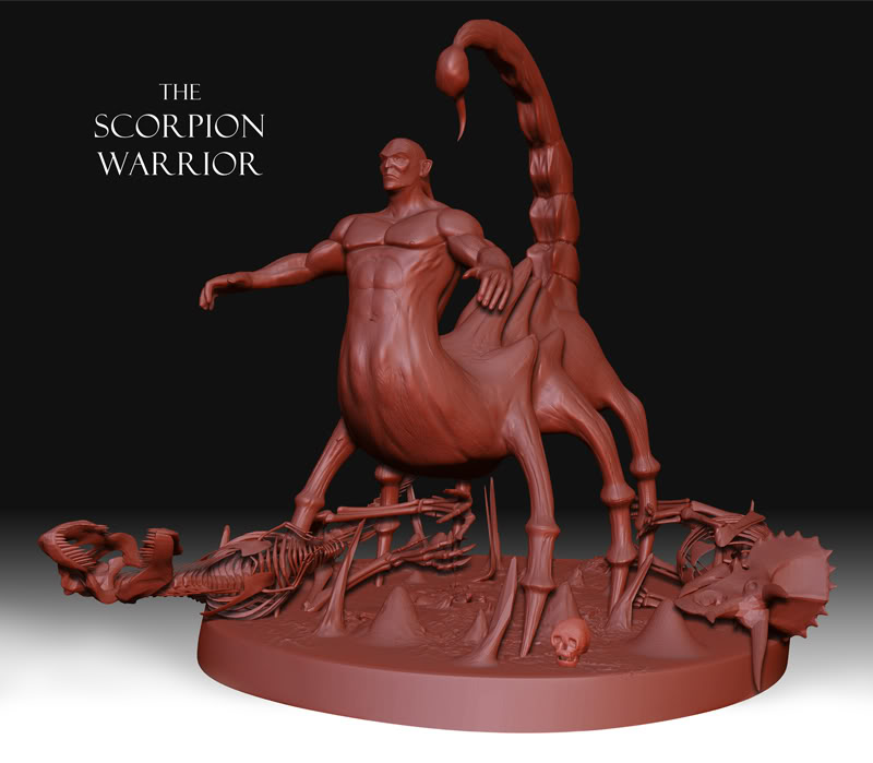 the scorpion warrior Front-1