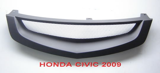 ขายกระจังหน้าแต่งตาข่าย  civic ทุกรุ่น งานพลาสติก abs 77HONDACIVIC2009