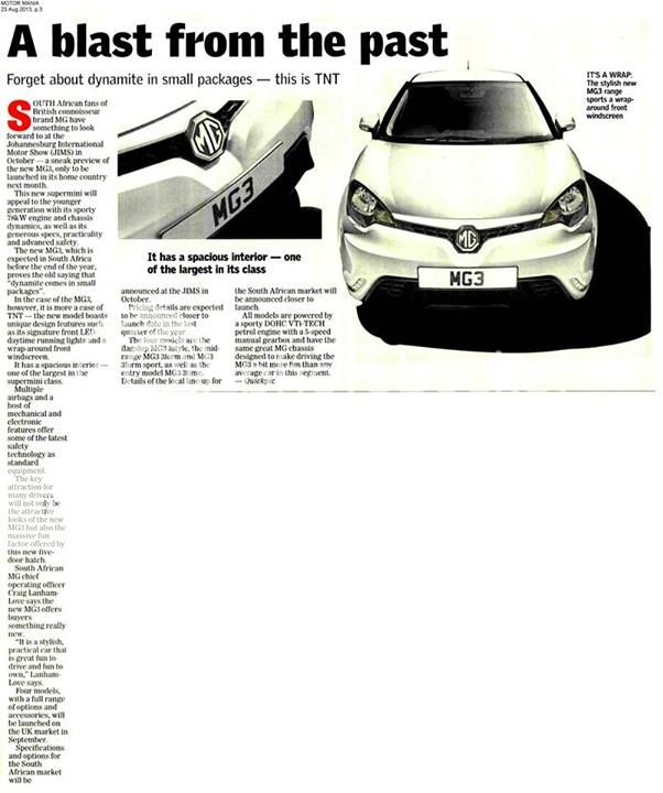 New (UK) MG3 @ SA Motor Show in October MGarticle3_zps74478184