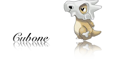 My artwork! Cubone