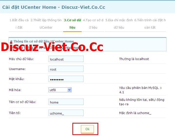 [Ucenter Home] Hướng dẫn cài đặt Mạng xã hội ảo - Ucenter home 1.5 Việt hóa hoàn toàn bởi Discu 10-5