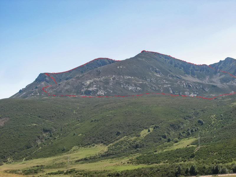 lago ubales , peña del viento 200 mts y la rapaina 2026 mts por la ruta de wamba Pentildeaviento186