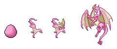 Tipos de Dragões que há em Dragon Cave e suas Evoluções (Atenção Spoilers) PinkF