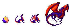 Tipos de Dragões que há em Dragon Cave e suas Evoluções (Atenção Spoilers) Sunset