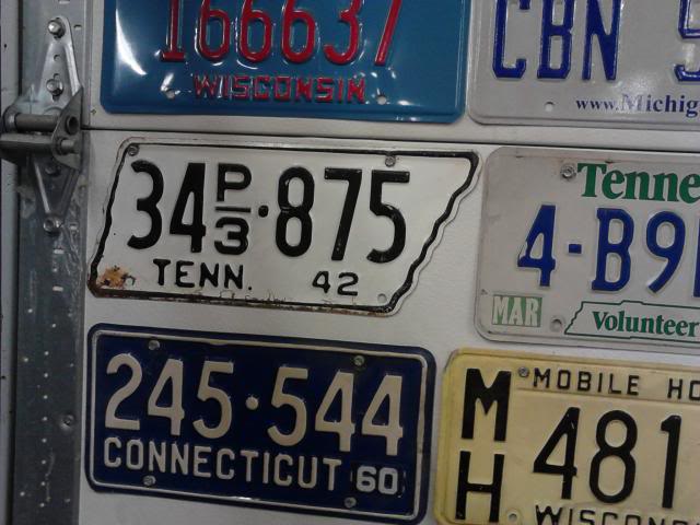 license  Plate collectors  ??? P82A0735