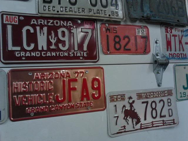 license  Plate collectors  ??? P82A0737