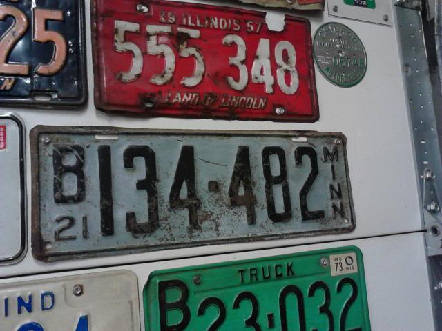 license  Plate collectors  ??? P82A0739