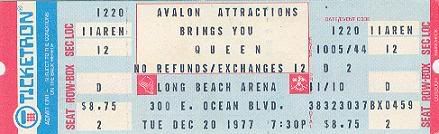 Tickets (1977 - 1978) 1977-12-20LongBeach