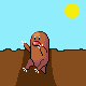 Diglett, the bottom half Diglett