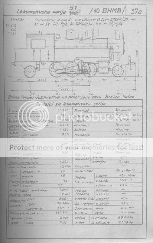 Skice i glavni podatci lokomotiva direkcije Zagreb 51_3