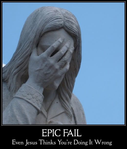 Cliff High had his site taken down - Page 14 JesusFacepalm