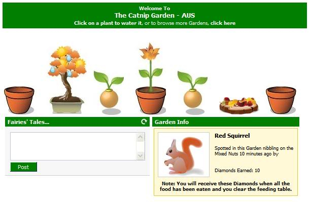Absinthe's Catnip Garden RedSquirrel